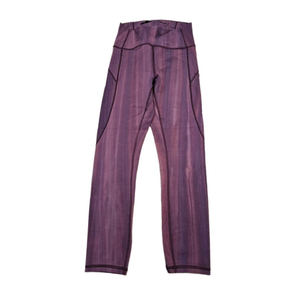 Lululemon Leggings Size 4 Burgundy Red